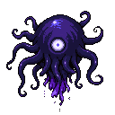 The Hollow — legendary shadow entity with crackling purple energy